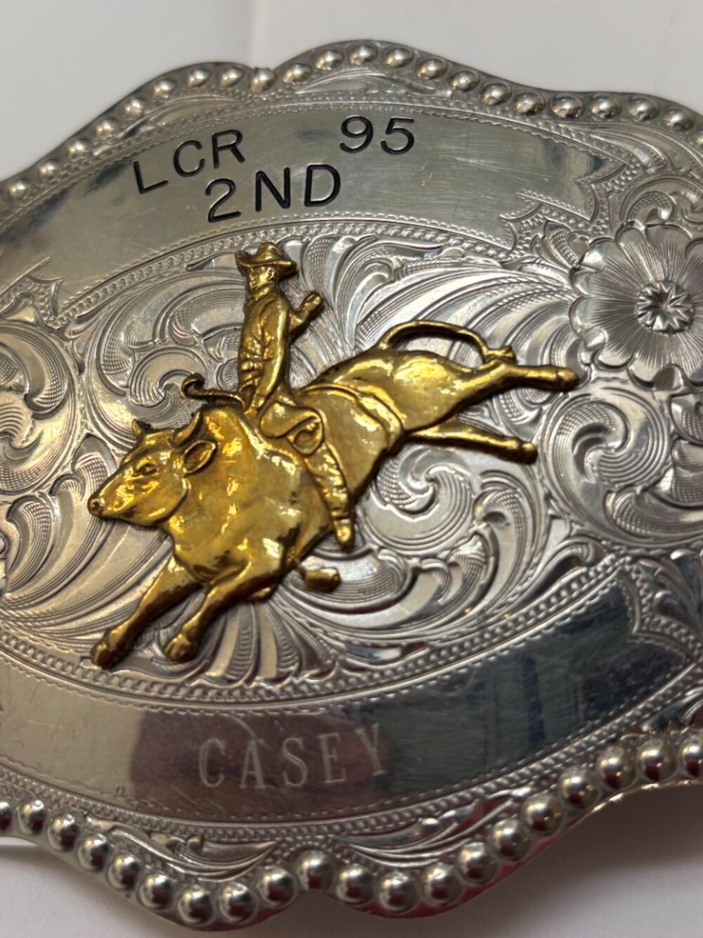 1995 Larimer County Rodeo Bull Rider 2nd place - Picture 4 of 8